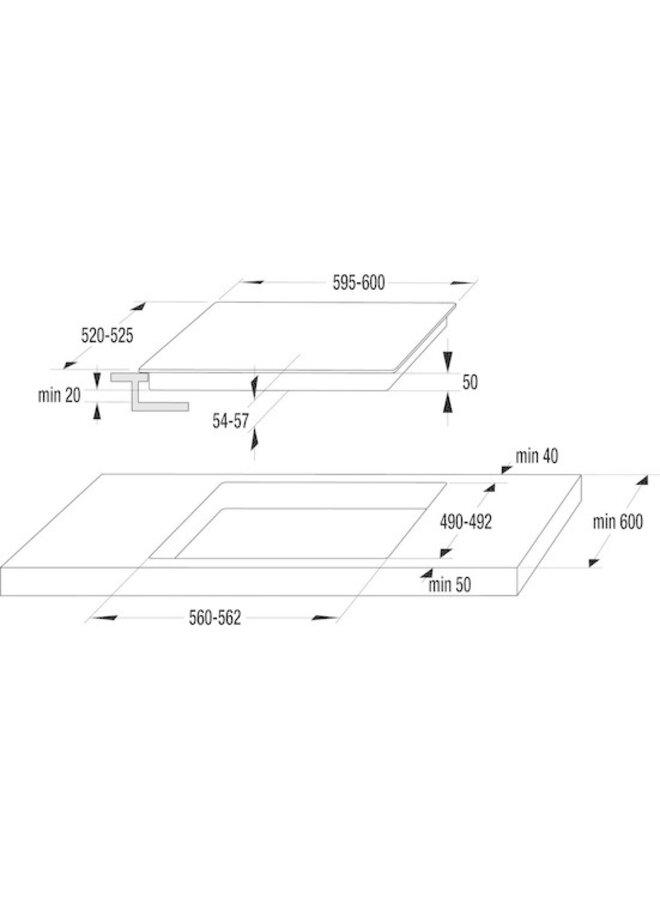 Gorenje ECT 643 BSCOT keramische kookplaat
