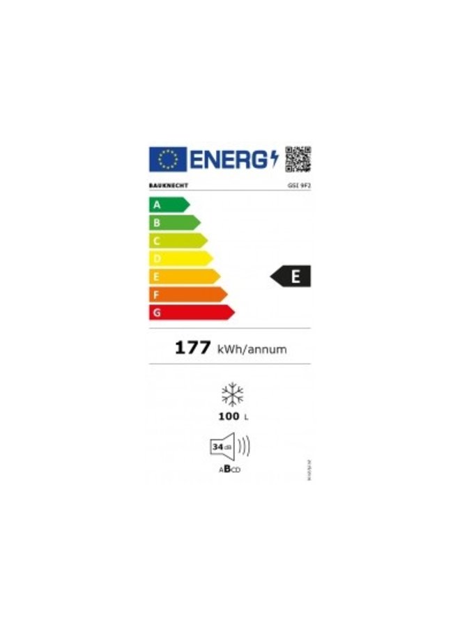 Bauknecht GSI 9F2 inbouw vriezer 88 cm