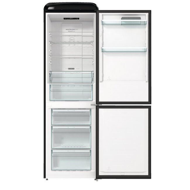 Gorenje ONRK 619 DBK-R Retro koelvriescombinatie rechtsdraaiend