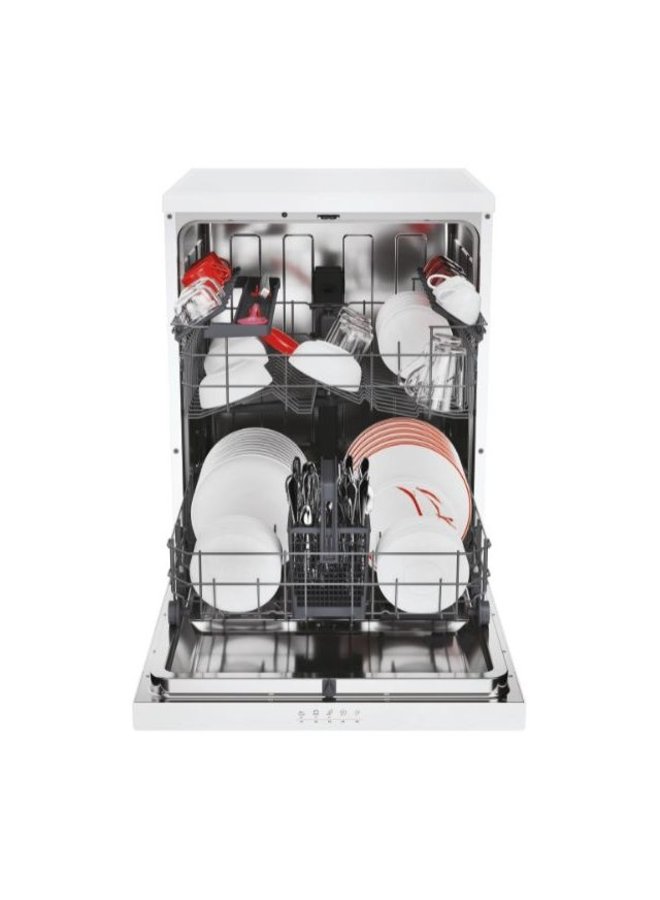 Hoover HF 3D7L0W vrijstaande vaatwasser | Autodeur