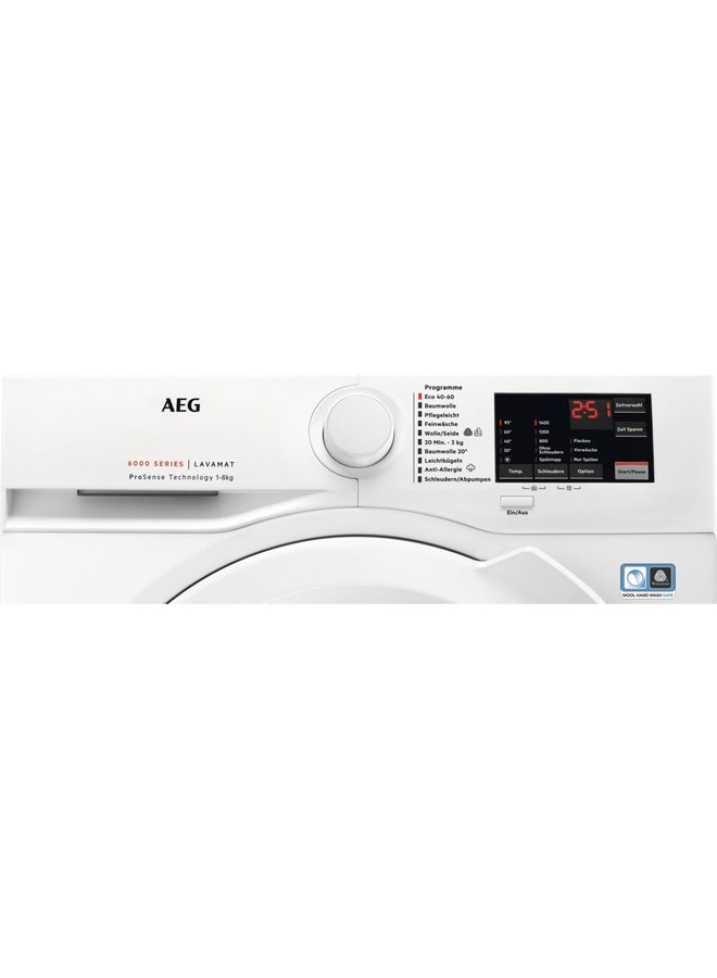AEG L6FA48FL wasmachine | 8 kg | A label