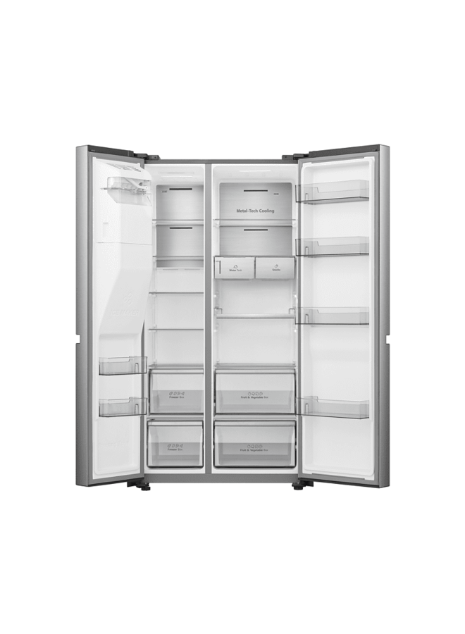 Hisense RS818N4TIE1 | Amerikaanse koelkast | RVS