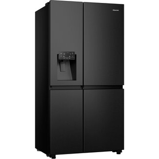 Hisense RS818N4TFE |  Amerikaanse koelkast | Zwart