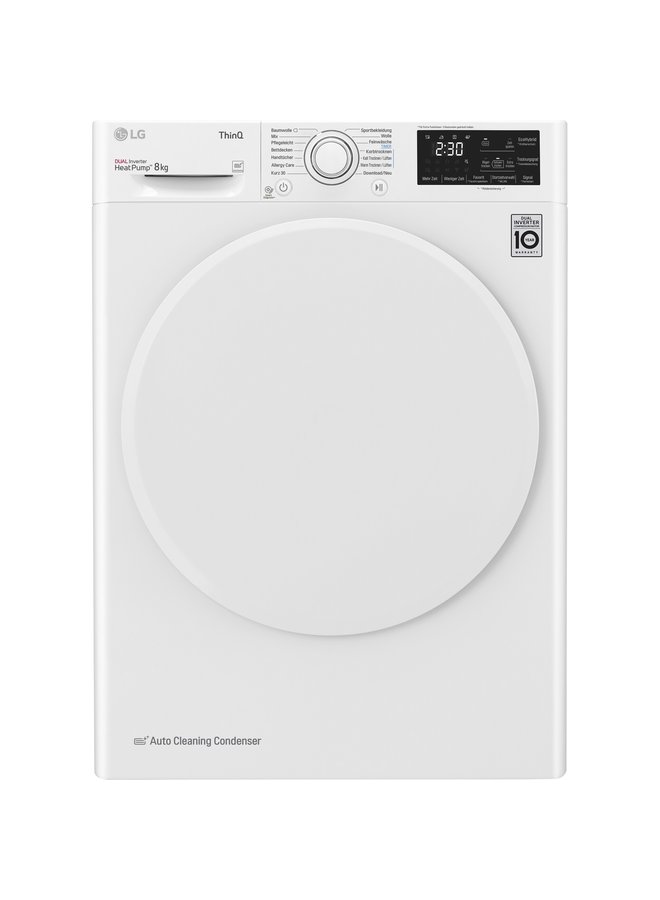 LG RT8DIHP warmtepompdroger 8 kg