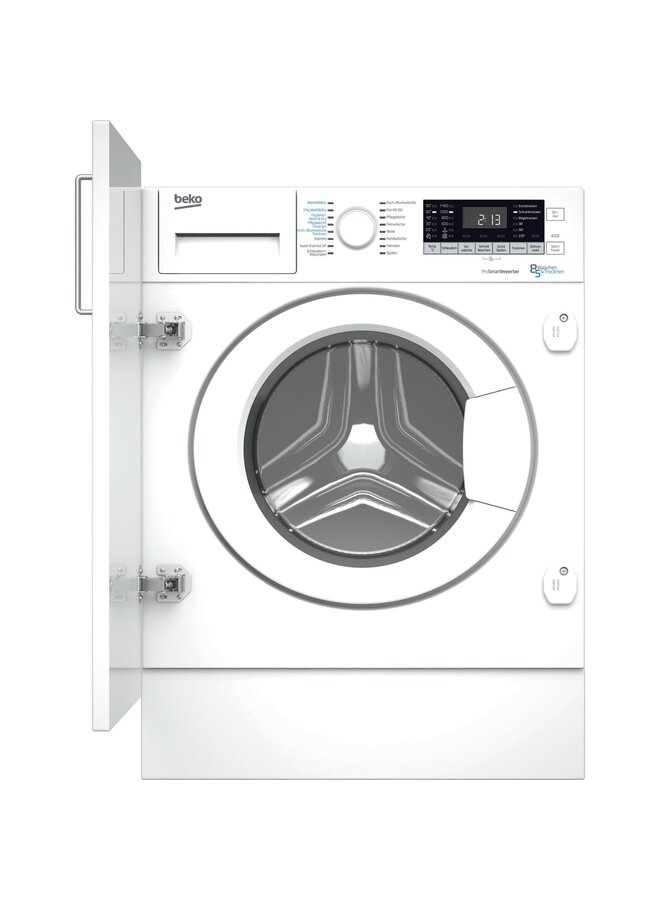 Beko WDWI85141 inbouw wasdroogcombinatie 8/5 kg