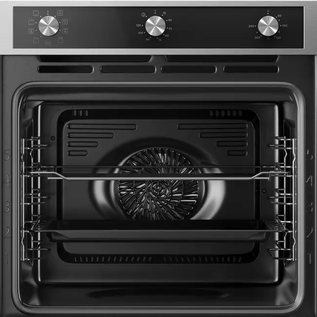 Inventum IOH6072RK | Inbouw oven | Zwart RVS | 60 cm | 72 liter
