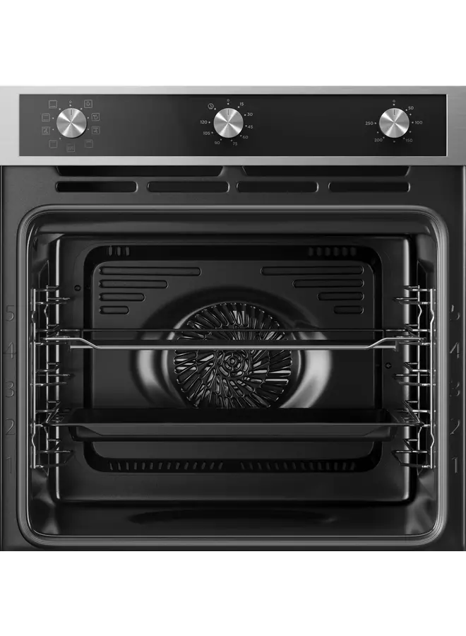 Inventum IOH6072RK inbouw oven | Zwart RVS | 60 cm