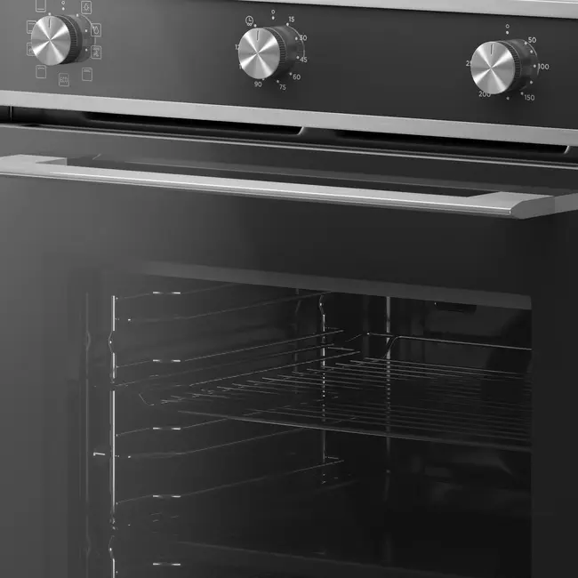 Inventum IOH6072RK | Inbouw oven | Zwart RVS | 60 cm | 72 liter