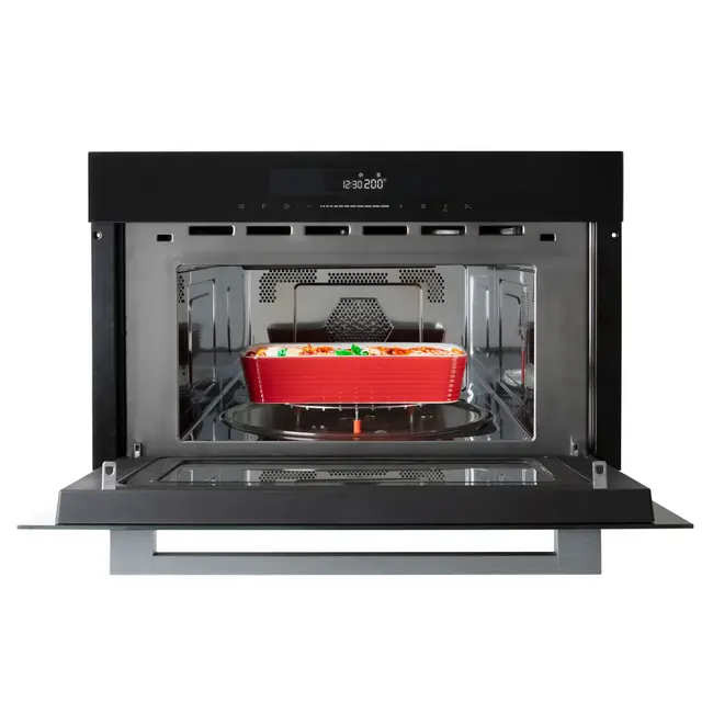 Inventum  IMC3834GT | Inbouw combimagnetron | 38 cm | Zwart