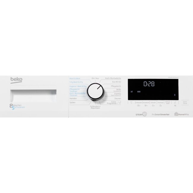 Beko WDW85141Steam1 wasdroogcombinatie 8/5 kg