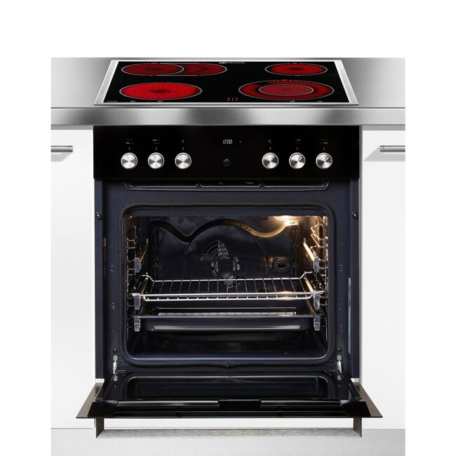Bauknecht HEKO PYRO 8830S inbouw oven met keramische kookplaat set