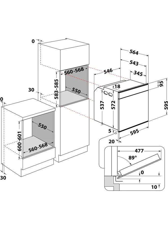 Bauknecht BIK9 PPH8TS2 PT inbouwoven