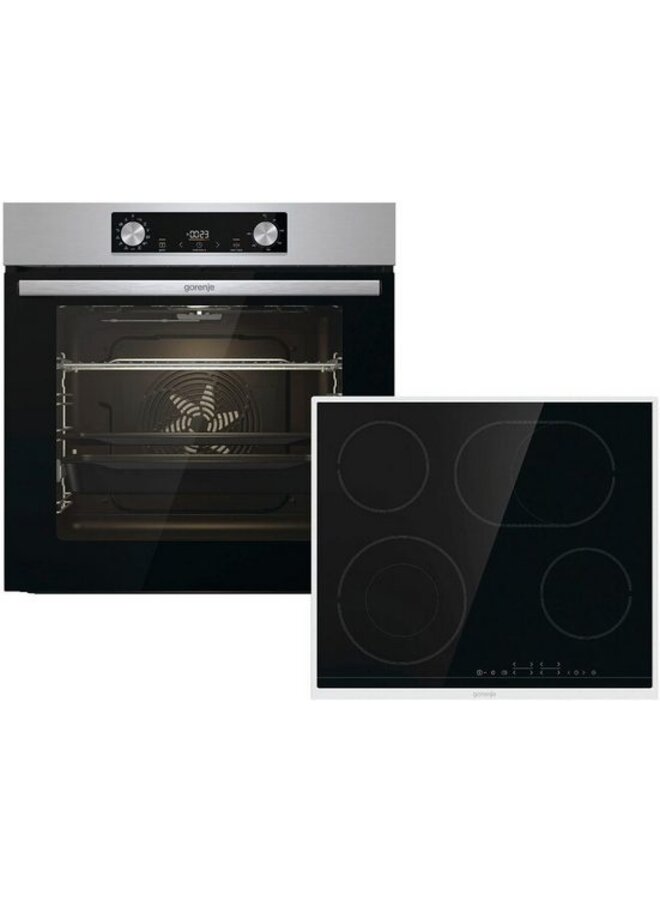 Gorenje BOS6737E06X inbouw oven met gratis keramische kookplaat