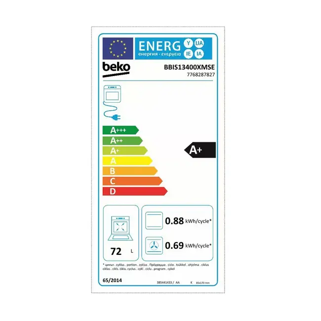 Beko BBIS13400XMSE inbouw oven