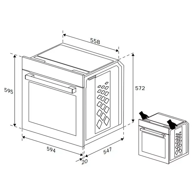 Beko BBIS13400XMSE inbouw oven