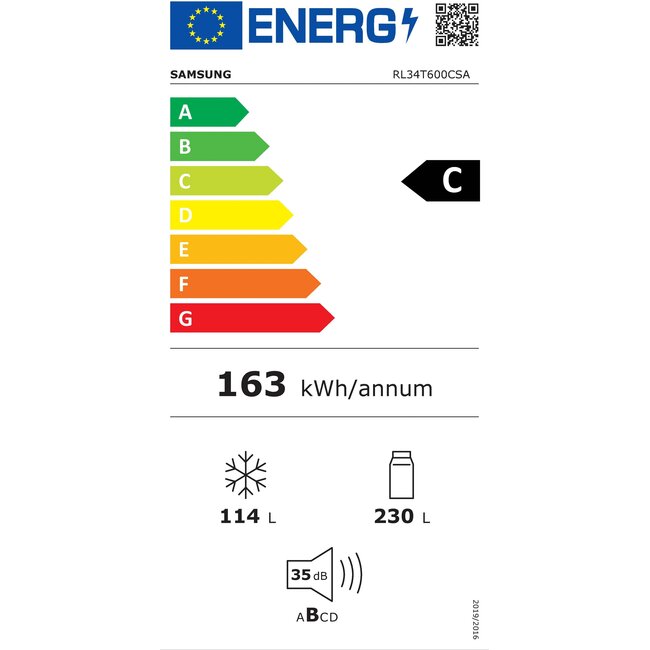 Samsung RL34T600CSA koelvriescombinatie