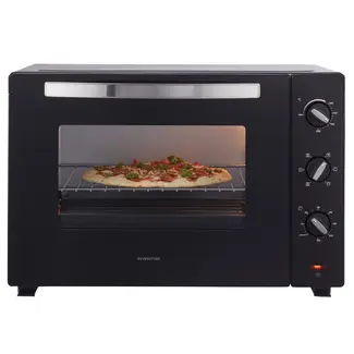 Inventum OV607B vrijstaande oven | Hetelucht | Draaispit | Zwart