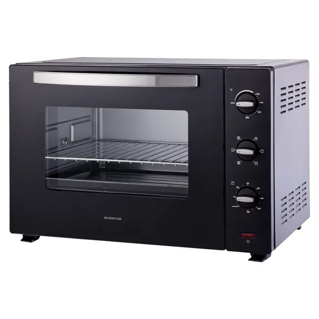 Inventum OV607B vrijstaande oven | Hetelucht | Draaispit | Zwart