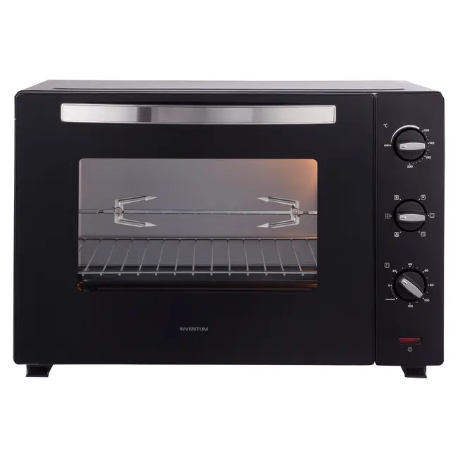 Inventum OV607B vrijstaande oven | Hetelucht | Draaispit | Zwart