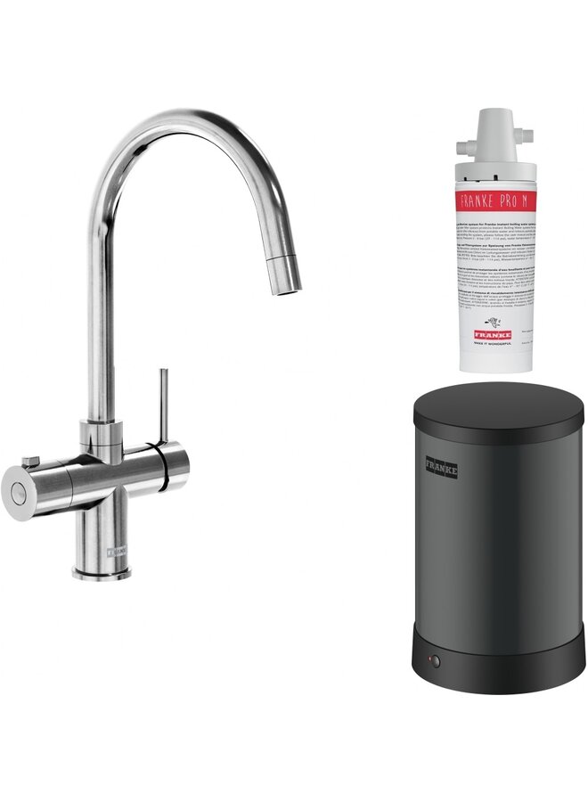 Maris Twist 3-in-1 kokend water kraan Chrome