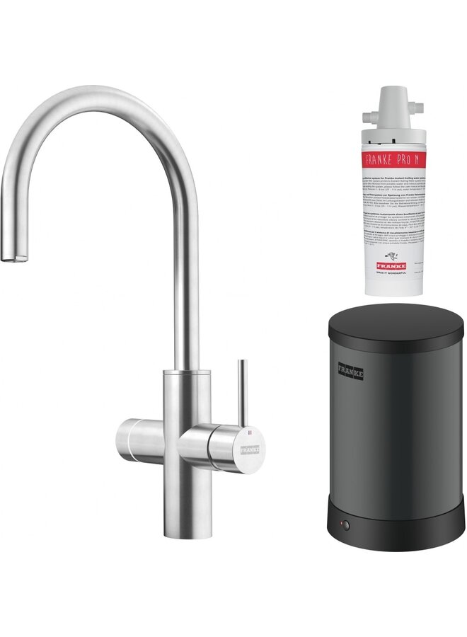 Franke Maris Touch 3-in-1 kokend water kraan RVS