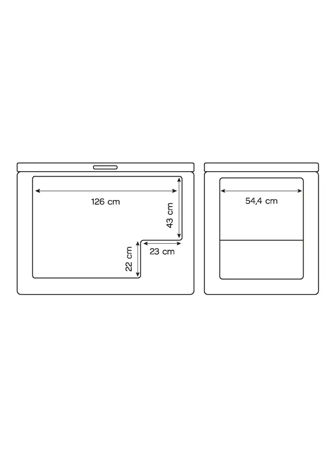 Inventum VK1422W | Vrieskist | 418 L | Wit