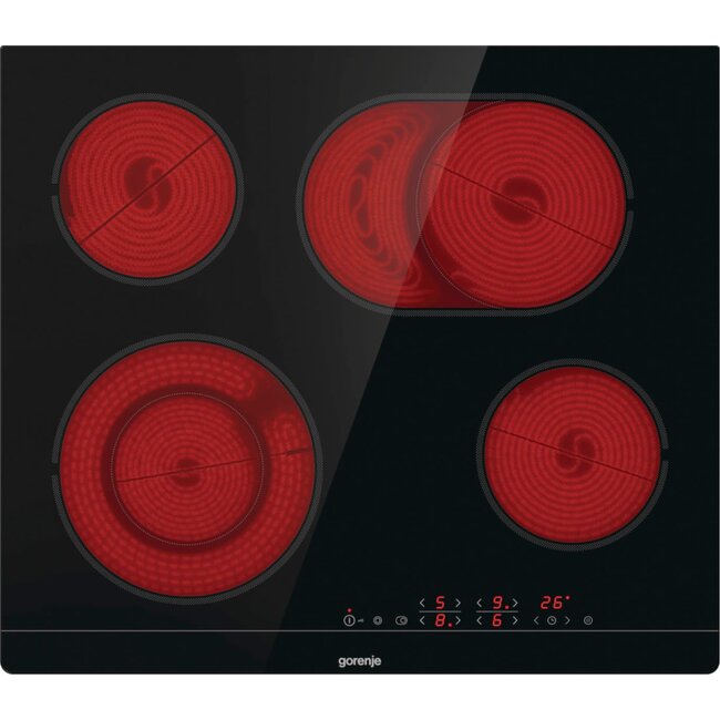 Gorenje Black Pacific inbouw oven met keramische kookplaat set
