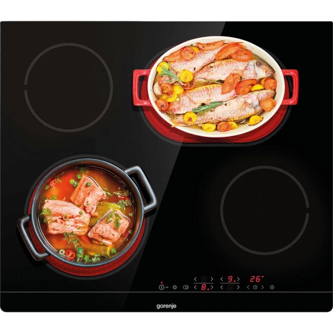 Gorenje Black Pacific inbouw oven met keramische kookplaat set