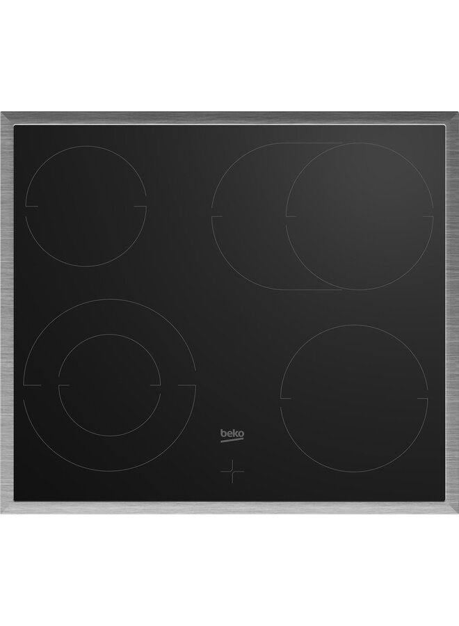 Beko BBUM13329XS inbouw oven met keramische kookplaat set