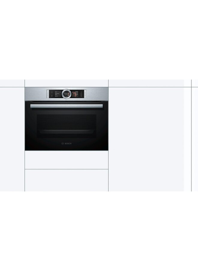 Bosch CSG636BS3 multifunctionele oven met stoomfunctie