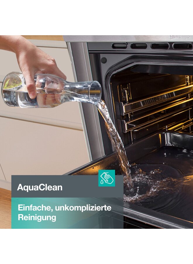 Gorenje GECS5B70CLB | Keramisch fornuis | Zwart Retro