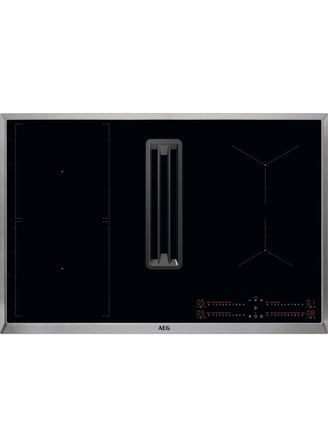 AEG COLI84COXB inductie kookplaat met afzuiging
