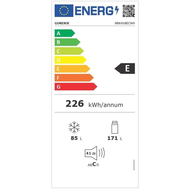 Gorenje NRK418ECW4 | Koelvriescombinatie | NoFrost