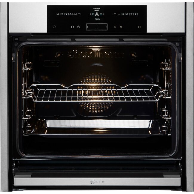 Neff B45CR20N0 inbouw oven Slide en Hide