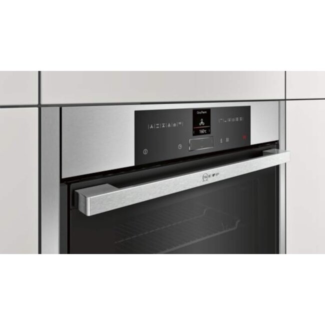 Neff B45CR20N0 inbouw oven Slide en Hide