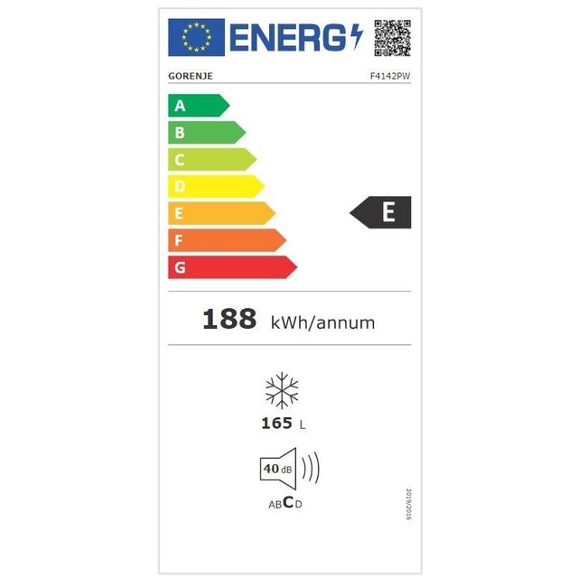 Gorenje  F4142PW | Vrieskast | 165 Liter