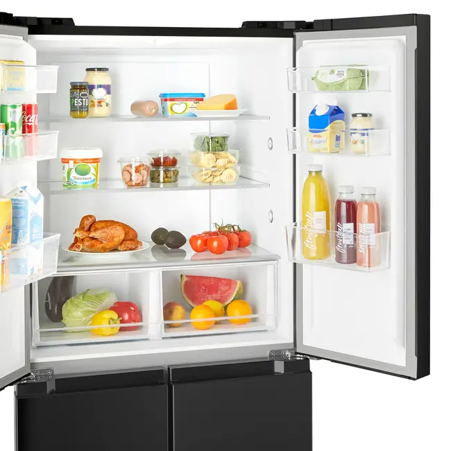 Inventum SKV4178B Amerikaanse koelkast - 474 liter - 83,5 cm breed - Zwart