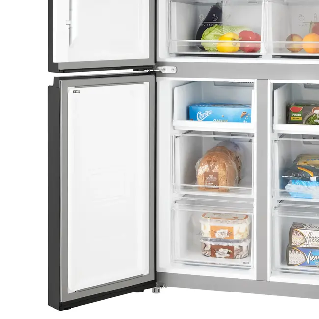 Inventum SKV4178B Amerikaanse koelkast - 474 liter - 83,5 cm breed - Zwart