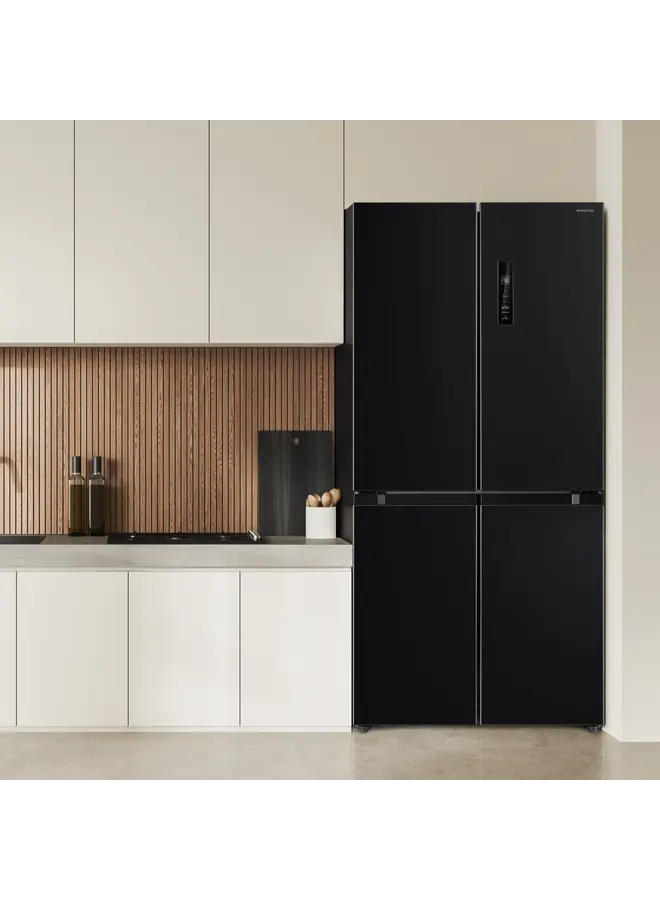 Inventum SKV4178B Amerikaanse koelkast - 474 liter - 83,5 cm breed - Zwart