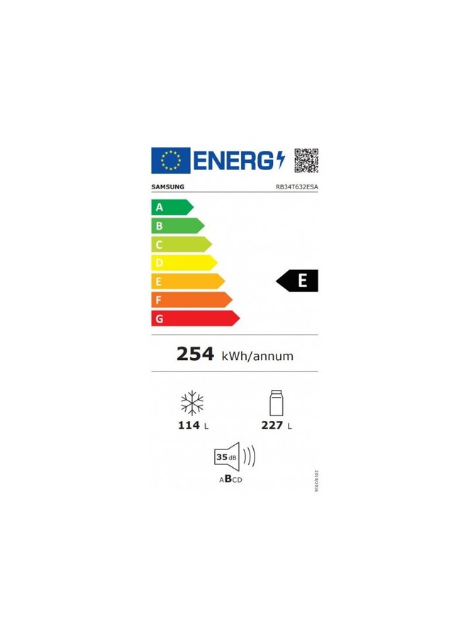 Samsung RB34T632ESA/EU koelvriescombinatie
