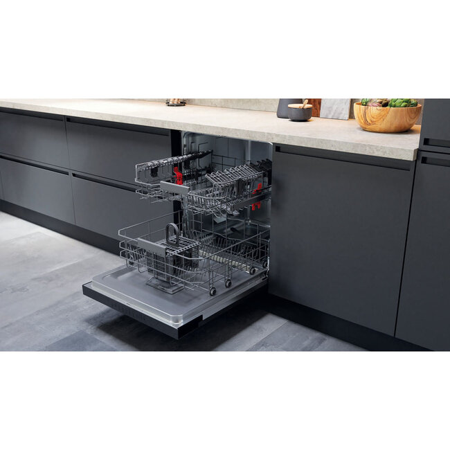 Bauknecht IBBO 3C26 X | Half geintegreerde vaatwasser | AutoDeur