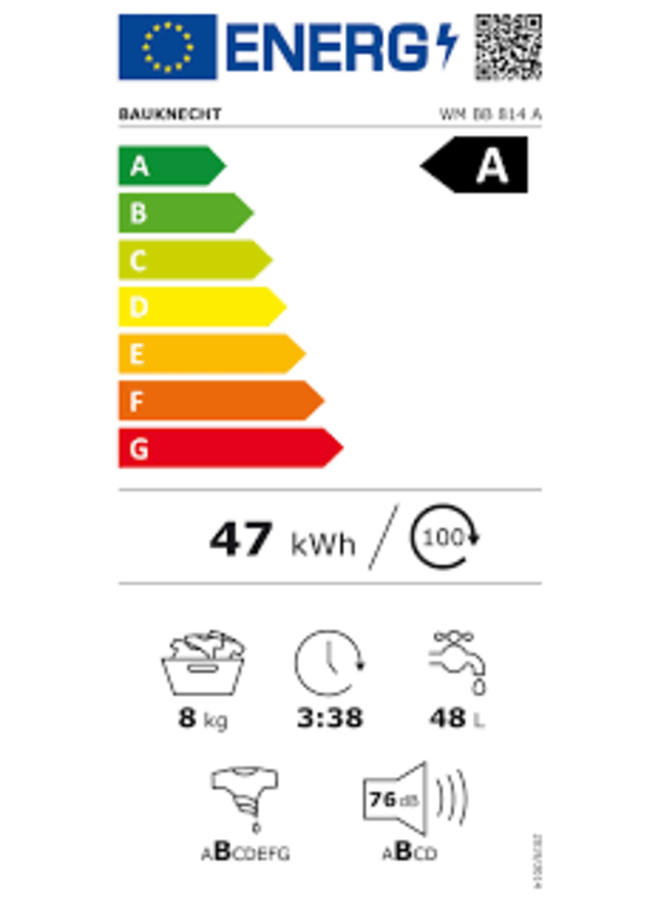 Bauknecht WM BB 814 A wasmachine Zwart