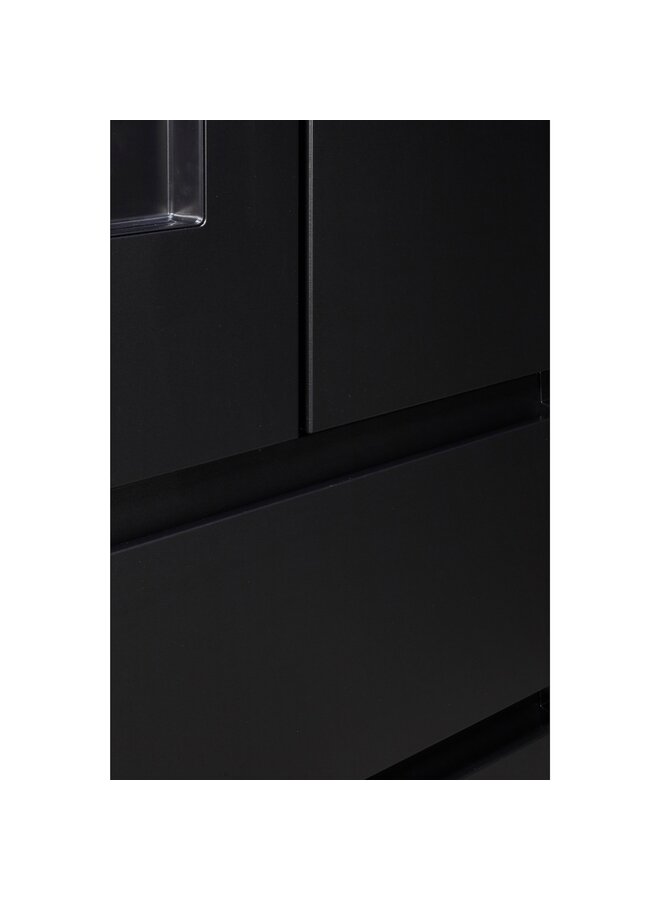 Hisense RF632N4WFE Amerikaanse koelkast | 70 cm | Zwart