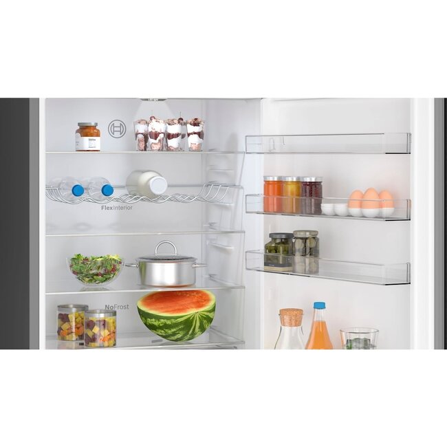 Bosch KGN49OXBT koelvriescombinatie XL model 70 cm Zwart