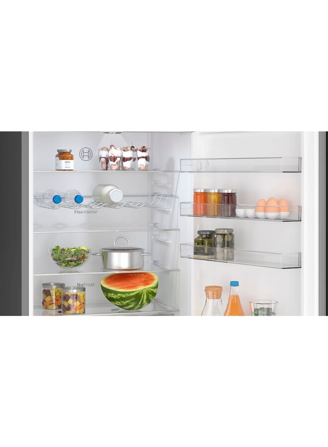 Bosch KGN49OXBT koelvriescombinatie XL model 70 cm Zwart