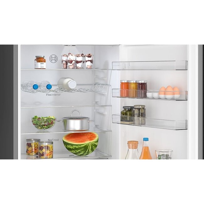 Bosch KGN49OXBT koelvriescombinatie XL model 70 cm Zwart