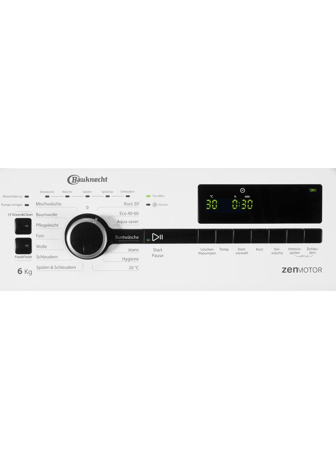 Bauknecht WMT Pro Eco 6ZB Bovenlader wasmachine | 6 kg | Label B