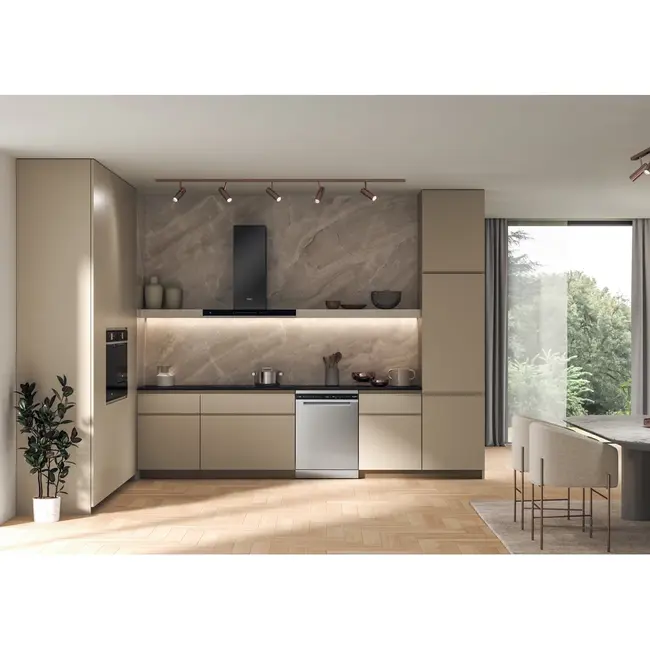 Whirlpool W7F HS51 X vrijstaande vaatwasser Label B