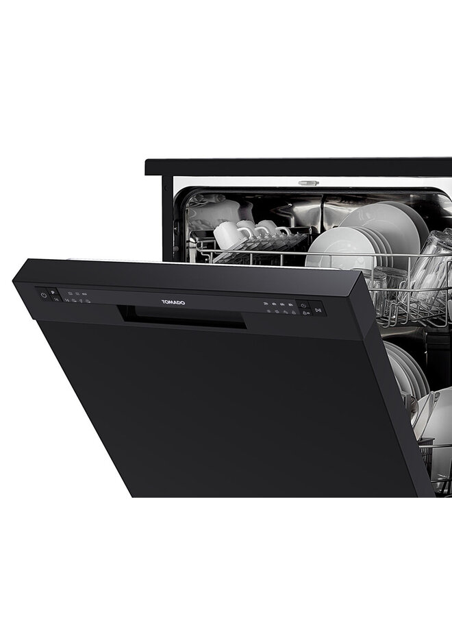 Tomado TDW6001B | Vrijstaande vaatwasser | Zwart