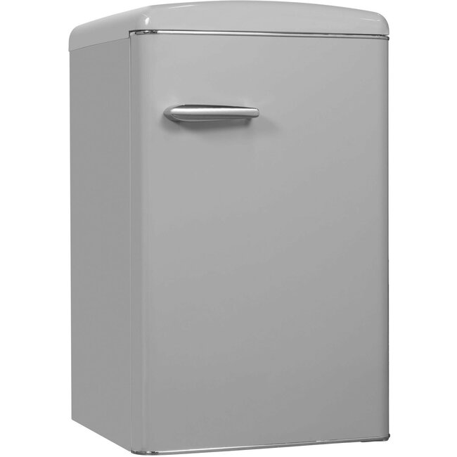 EXQUISIT Exquisit RKS120-V-H-160F Retro tafelmodel koelkast Grijs